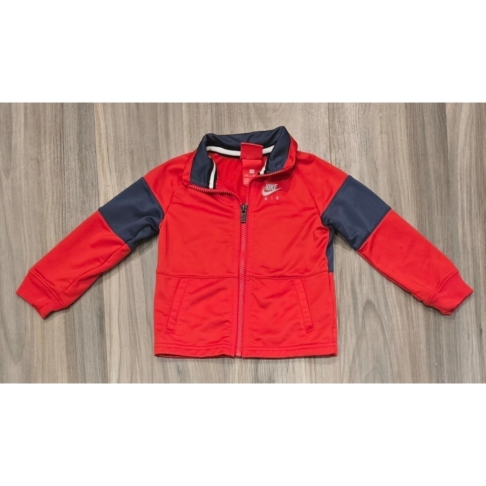 Nike Kids Red and Navy Jacket Size 24 Months